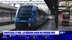 Pass rail à 49€ : la région AURA ne paiera pas