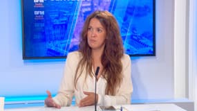 Lila Djellali, adjointe au maire du 20e arrondissement de Paris, en charge de l’économie sociale et solidaire (ESS) et de l’alimentation durable le 21 septembre 2023 sur le plateau de BFM Paris Île-de-France.