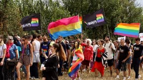 En tout, 1500 personnes ont défilé samedi lors de la 2e édition des Fiertés rurales organisées à Chenevelles (Vienne), pour rendre visible la communauté LGBT dans les campagnes
