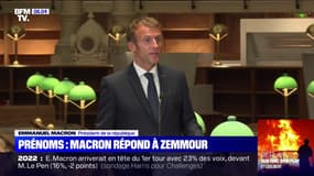 Emmanuel Macron: "Notre identité ne s’est jamais bâtie sur le rétrécissement, ni à des prénoms, ni à des formes de crispations"