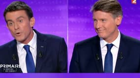 Manuel Valls et Vincent Peillon sur France 2
