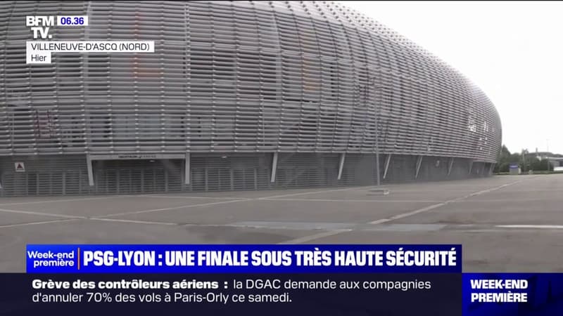 Lille: la sécurité renforcée lors de la finale de Coupe de France de football