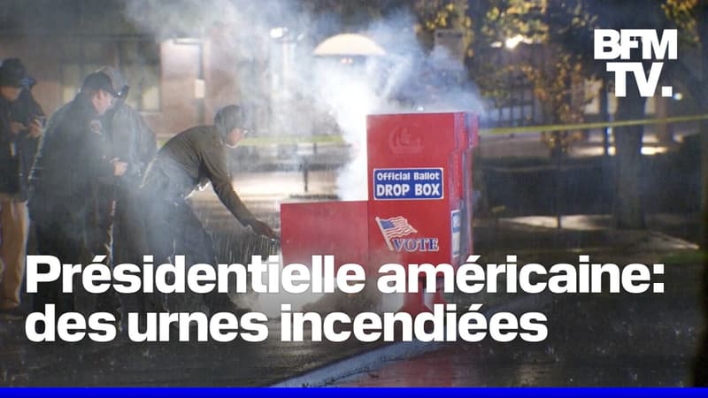 Présidentielle américaine: des urnes électorales incendiées à Vancouver, dans l'État de Washington