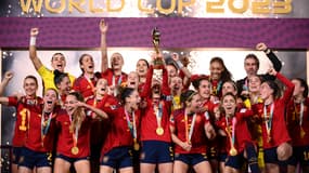 Les Espagnoles soulèvent la Coupe du monde 2023, le 20 août.
