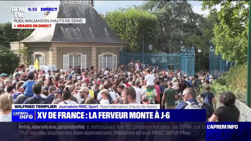 Coupe du monde de rugby: les Bleus attendus par les fans à Rueil-Malmaison pour une cérémonie de bienvenue