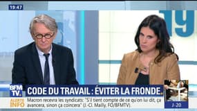 Jean-Claude Mailly face à Apolline de Malherbe