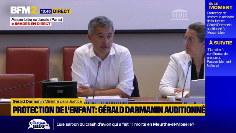 "Répondre à l'urgence" : Gérald Darmanin défend la création d'une "ordonnance de sûreté de l'enfant"