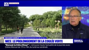 Nice: Richard Chemla insiste sur les bienfaits du prolongement de la coulée verte