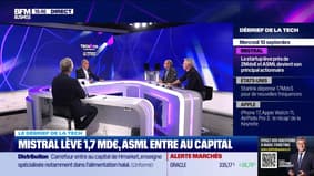 Mistral lève 1,7 millliard d'euros, ASML entre au capital - 10/09