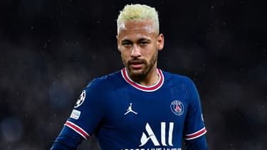 Neymar lors de PSG-Real en Ligue des champions, le 15 février 2022
