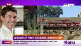 "Il oppose encore le monde agricole avec la société civile": Jacques Marcon répond Laurent Duplomb