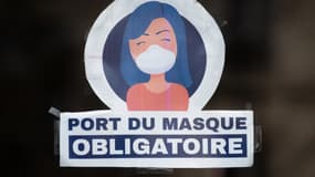Port du masque obligatoire (ILLUSTRATION).