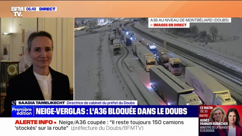 A36: 150 camions sont encore 