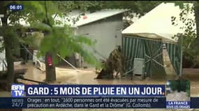 "Des enfants étaient accrochés aux branches." Dans le Gard, un camping ravagé par la rapide montée des eaux