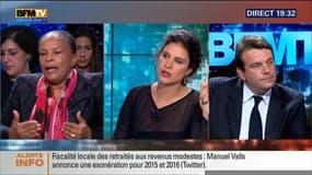 Christiane Taubira face à Thierry Solère: "La politique que je mène repose sur des textes de loi, votés par le Parlement"
