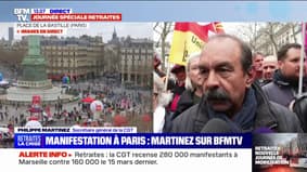 Philippe Martinez (CGT): "On est à un très haut niveau de mobilisation"