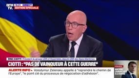 Guerre en Ukraine: Éric Ciotti se dit "hostile à l'envoi de troupes" sur le sol ukrainien pour maintenir la paix "dans le climat actuel"