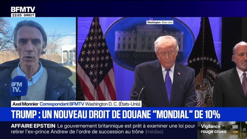 Nouvelle taxe mondiale, des juges qualifiés d'"imbéciles".... Après la décision de la Cour suprême sur les droits de douane, Donald Trump réplique