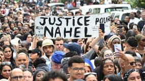 Marche blanche en hommage à Nahel, tué par un policier, le 29 juin 2023 à Nanterre