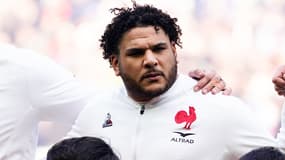Mohamed Haouas avec le XV de France en février 2023