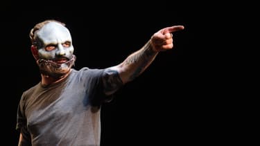 Corey Taylor de Slipknot, sur scène à Los Angeles en 2016
