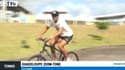 Tennis : Noah arrive au stade en vélo