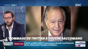 Les hommages sur twitter à la mémoire d'Eugene Saccomano