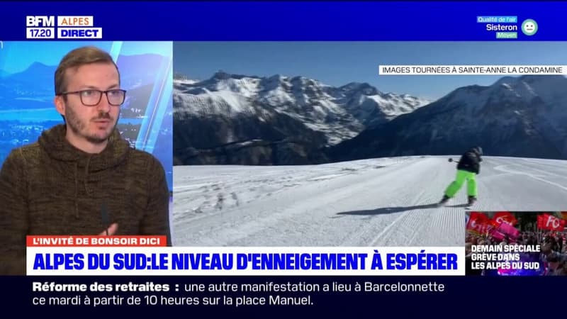 Alpes du sud: Paul Marquis, météorologue indépendant, parle d'un "hiver correct"