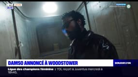 Damso sur la scène du festival Woodstower