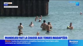 La municipalité de Mandelieu fait la chasse aux tenues "inadaptées" sur les plages