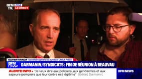 Syndicats policiers reçus par Gérald Darmanin: "On a le sentiment que notre ministre est en soutien des forces de l'ordre", indique Olivier Varlet (UNSA Police)