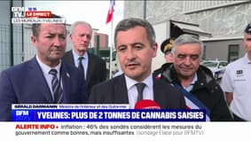 2.4 tonnes of cannabis seized in Yvelines: "This is almost the most record seizure of the last thirty years"says Gérald Darmanin