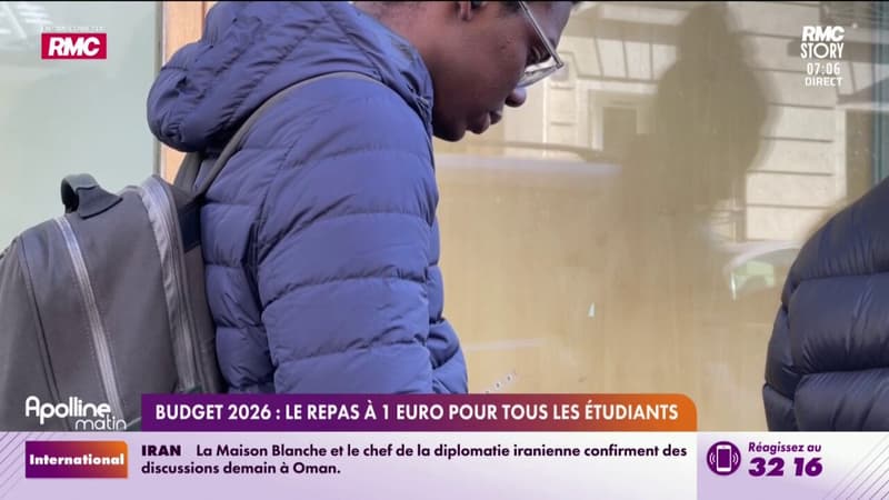 Budget 2026 : le repas à 1 euros pour tous les étudiants