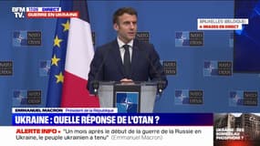 Emmanuel Macron: "Le peuple ukrainien, mené par son président, a résisté, déjouant les calculs de la Russie"