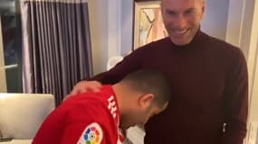 Turki al-Sheikh et Zinédine Zidane