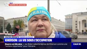 Kherson: pour une habitante, l'occupation "n'est pas terminée", car "les Russes se cachent encore" dans la ville