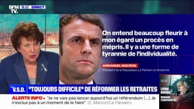 Roselyne Bachelot on Emmanuel Macron: "I absolutely do not retain this trial in arrogance"