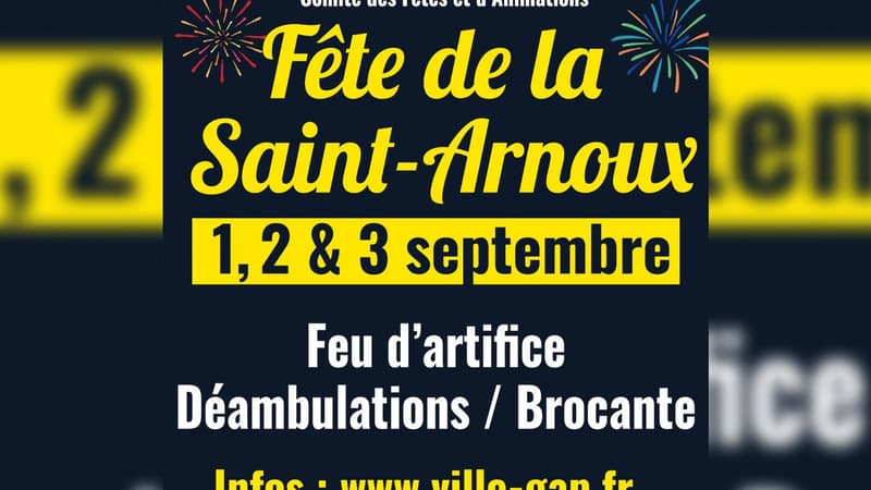 La fête de la Saint-Arnoux de Gap est organisé du 1er au 3 septembre 2023.