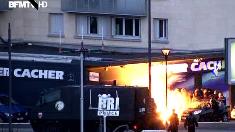 Une prise d'otages a eu lieu porte de Vincennes à Paris, dans l'épicerie "Hyper Cacher". L'assaut a été donné vers 17h15.