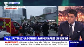 Mouvement de foule à La Défense: pas de fusillade, la piste du suicide privilégiée