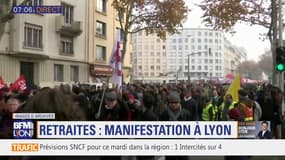 Réforme des retraites: une nouvelle manifestation prévue à 11h30 à Lyon