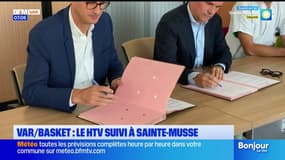 Var: le Hyères Toulon Var basket signe une convention avec l'hôpital Sainte-Musse