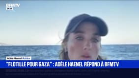 "C'est effrayant": Adèle Haenel réagit à l'attaque de drone qui a visé la flottille pour Gaza