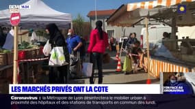 Coronavirus: à Lyon, les marchés privés ont la cote