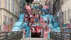Le Cours Julien à Marseille.