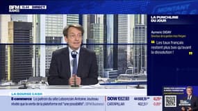 La bourse cash : "Les taux français restent plus bas qu'avant la dissolution !" - 03/12