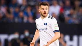 Mario Vuskovic contre le Hertha Berlin en mai 2022