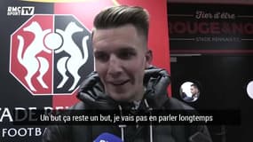 "Pas mal de réussite", la joie mesurée du Rennais Hunou auteur d'un doublé contre le TFC
