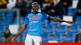 Victor Osimhen avec Naples en février 2023