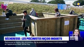 Avec les restrictions d'eau mises en place, les piscinistes niçois sont inquiets